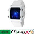 Fashion Plastic LED Square Watch with Waterproof 3ATM